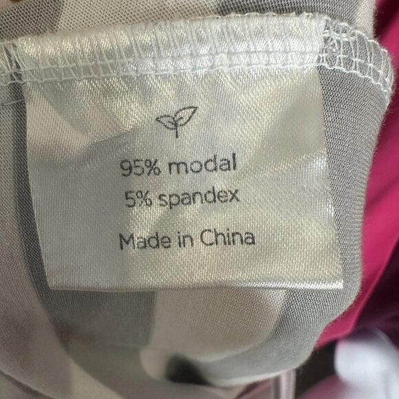 Recliner NYC Womens Pajama Shirt Dress Twilight Stripe Long Sleeve Size Large - Picture 6 of 9